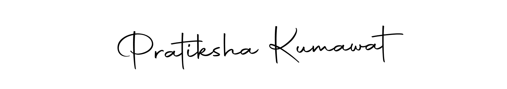 How to make Pratiksha Kumawat name signature. Use Autography-DOLnW style for creating short signs online. This is the latest handwritten sign. Pratiksha Kumawat signature style 10 images and pictures png