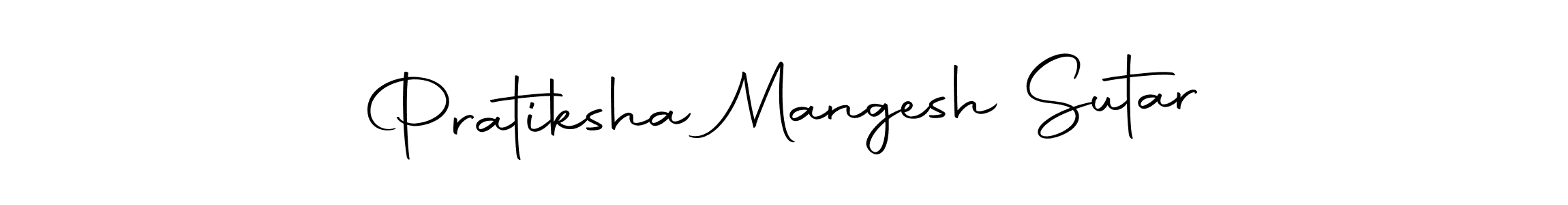 Make a short Pratiksha Mangesh Sutar signature style. Manage your documents anywhere anytime using Autography-DOLnW. Create and add eSignatures, submit forms, share and send files easily. Pratiksha Mangesh Sutar signature style 10 images and pictures png