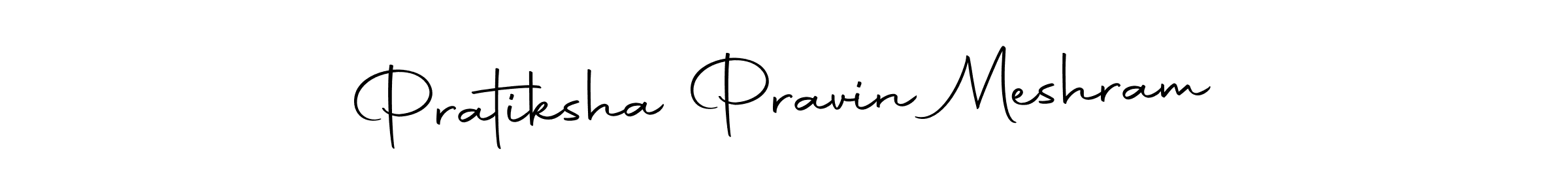 Make a short Pratiksha Pravin Meshram signature style. Manage your documents anywhere anytime using Autography-DOLnW. Create and add eSignatures, submit forms, share and send files easily. Pratiksha Pravin Meshram signature style 10 images and pictures png