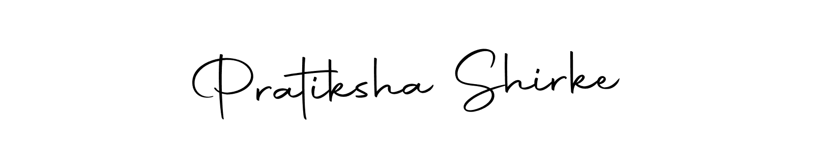 Design your own signature with our free online signature maker. With this signature software, you can create a handwritten (Autography-DOLnW) signature for name Pratiksha Shirke. Pratiksha Shirke signature style 10 images and pictures png