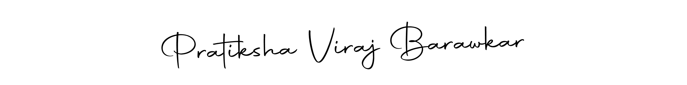Also we have Pratiksha Viraj Barawkar name is the best signature style. Create professional handwritten signature collection using Autography-DOLnW autograph style. Pratiksha Viraj Barawkar signature style 10 images and pictures png