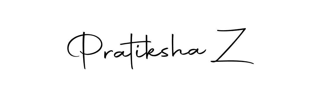 Use a signature maker to create a handwritten signature online. With this signature software, you can design (Autography-DOLnW) your own signature for name Pratiksha Z. Pratiksha Z signature style 10 images and pictures png