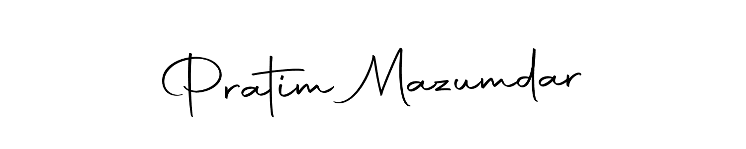 Pratim Mazumdar stylish signature style. Best Handwritten Sign (Autography-DOLnW) for my name. Handwritten Signature Collection Ideas for my name Pratim Mazumdar. Pratim Mazumdar signature style 10 images and pictures png