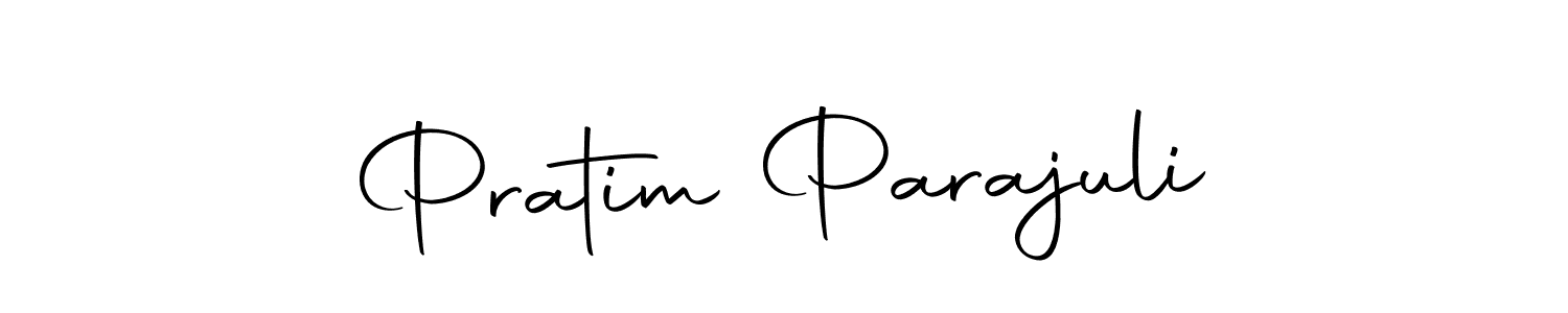 Create a beautiful signature design for name Pratim Parajuli. With this signature (Autography-DOLnW) fonts, you can make a handwritten signature for free. Pratim Parajuli signature style 10 images and pictures png