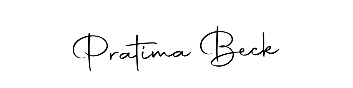 Pratima Beck stylish signature style. Best Handwritten Sign (Autography-DOLnW) for my name. Handwritten Signature Collection Ideas for my name Pratima Beck. Pratima Beck signature style 10 images and pictures png