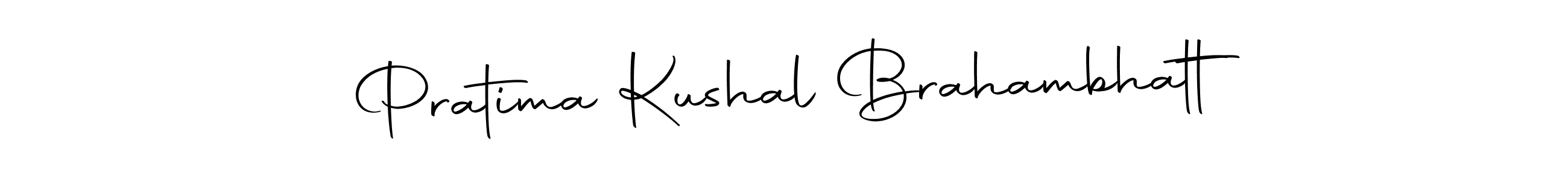 Similarly Autography-DOLnW is the best handwritten signature design. Signature creator online .You can use it as an online autograph creator for name Pratima Kushal Brahambhatt. Pratima Kushal Brahambhatt signature style 10 images and pictures png