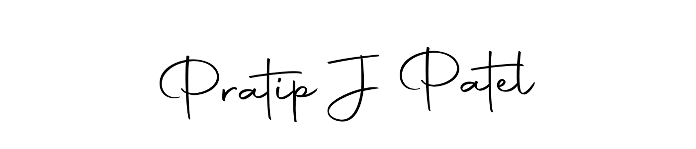 Use a signature maker to create a handwritten signature online. With this signature software, you can design (Autography-DOLnW) your own signature for name Pratip J Patel. Pratip J Patel signature style 10 images and pictures png