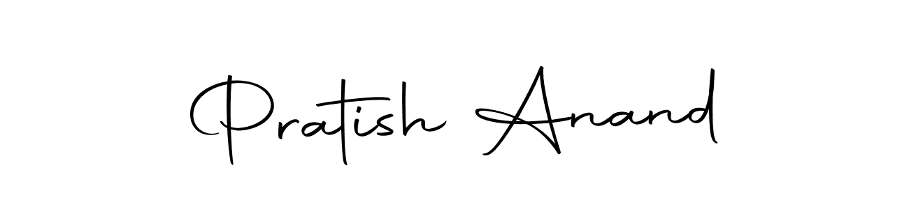 You should practise on your own different ways (Autography-DOLnW) to write your name (Pratish Anand) in signature. don't let someone else do it for you. Pratish Anand signature style 10 images and pictures png