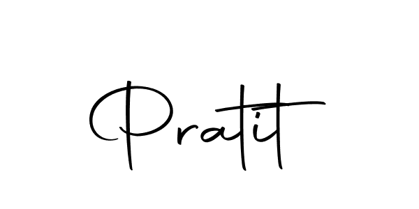 Design your own signature with our free online signature maker. With this signature software, you can create a handwritten (Autography-DOLnW) signature for name Pratit. Pratit signature style 10 images and pictures png