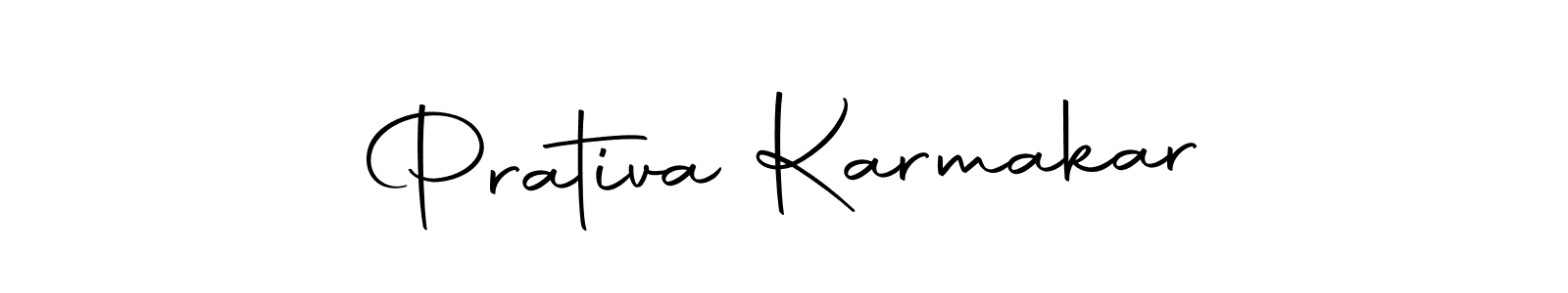 Make a beautiful signature design for name Prativa Karmakar. With this signature (Autography-DOLnW) style, you can create a handwritten signature for free. Prativa Karmakar signature style 10 images and pictures png