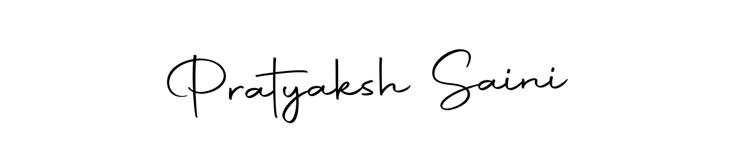 Also we have Pratyaksh Saini name is the best signature style. Create professional handwritten signature collection using Autography-DOLnW autograph style. Pratyaksh Saini signature style 10 images and pictures png