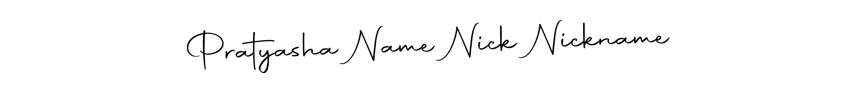 Create a beautiful signature design for name Pratyasha Name Nick Nickname. With this signature (Autography-DOLnW) fonts, you can make a handwritten signature for free. Pratyasha Name Nick Nickname signature style 10 images and pictures png