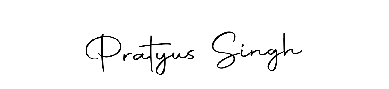 Create a beautiful signature design for name Pratyus Singh. With this signature (Autography-DOLnW) fonts, you can make a handwritten signature for free. Pratyus Singh signature style 10 images and pictures png