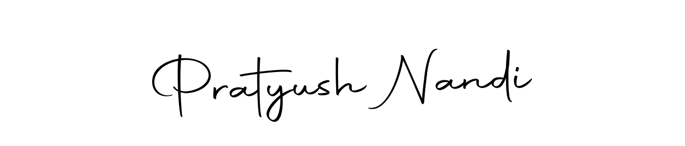 Pratyush Nandi stylish signature style. Best Handwritten Sign (Autography-DOLnW) for my name. Handwritten Signature Collection Ideas for my name Pratyush Nandi. Pratyush Nandi signature style 10 images and pictures png