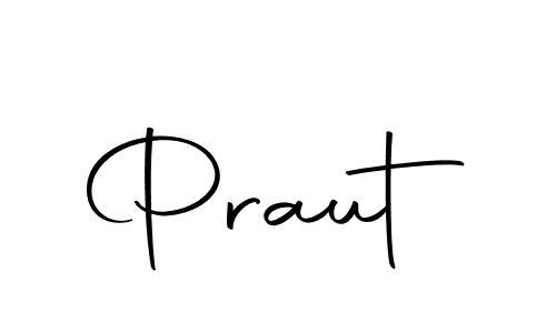 Use a signature maker to create a handwritten signature online. With this signature software, you can design (Autography-DOLnW) your own signature for name Praut. Praut signature style 10 images and pictures png