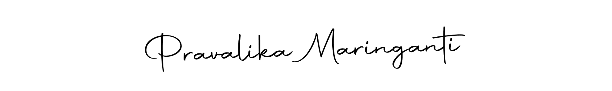 Create a beautiful signature design for name Pravalika Maringanti. With this signature (Autography-DOLnW) fonts, you can make a handwritten signature for free. Pravalika Maringanti signature style 10 images and pictures png