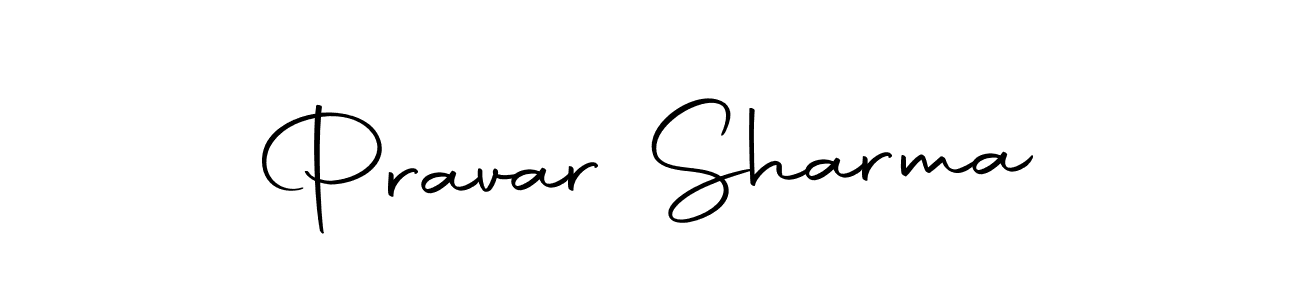 You should practise on your own different ways (Autography-DOLnW) to write your name (Pravar Sharma) in signature. don't let someone else do it for you. Pravar Sharma signature style 10 images and pictures png