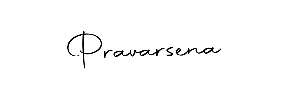 Create a beautiful signature design for name Pravarsena. With this signature (Autography-DOLnW) fonts, you can make a handwritten signature for free. Pravarsena signature style 10 images and pictures png