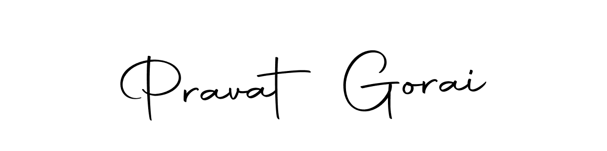 The best way (Autography-DOLnW) to make a short signature is to pick only two or three words in your name. The name Pravat Gorai include a total of six letters. For converting this name. Pravat Gorai signature style 10 images and pictures png