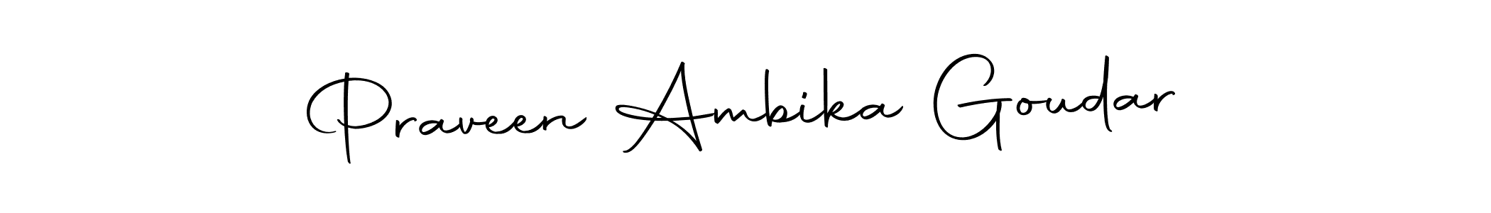 How to make Praveen Ambika Goudar signature? Autography-DOLnW is a professional autograph style. Create handwritten signature for Praveen Ambika Goudar name. Praveen Ambika Goudar signature style 10 images and pictures png