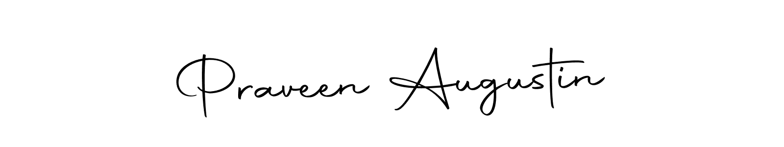 You should practise on your own different ways (Autography-DOLnW) to write your name (Praveen Augustin) in signature. don't let someone else do it for you. Praveen Augustin signature style 10 images and pictures png