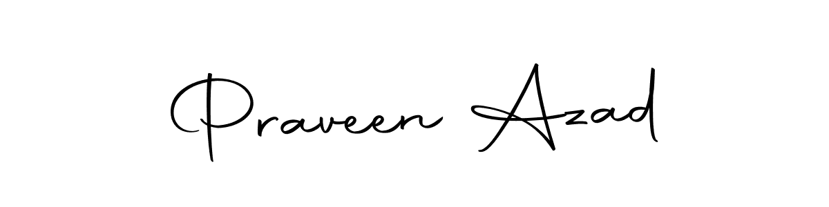Make a beautiful signature design for name Praveen Azad. With this signature (Autography-DOLnW) style, you can create a handwritten signature for free. Praveen Azad signature style 10 images and pictures png