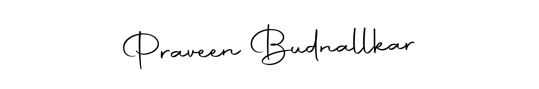 The best way (Autography-DOLnW) to make a short signature is to pick only two or three words in your name. The name Praveen Budnallkar include a total of six letters. For converting this name. Praveen Budnallkar signature style 10 images and pictures png