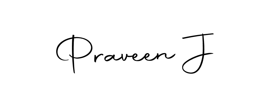 You can use this online signature creator to create a handwritten signature for the name Praveen J. This is the best online autograph maker. Praveen J signature style 10 images and pictures png