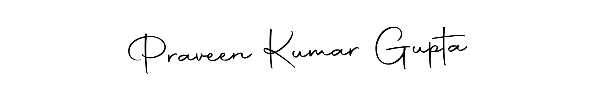 How to make Praveen Kumar Gupta name signature. Use Autography-DOLnW style for creating short signs online. This is the latest handwritten sign. Praveen Kumar Gupta signature style 10 images and pictures png