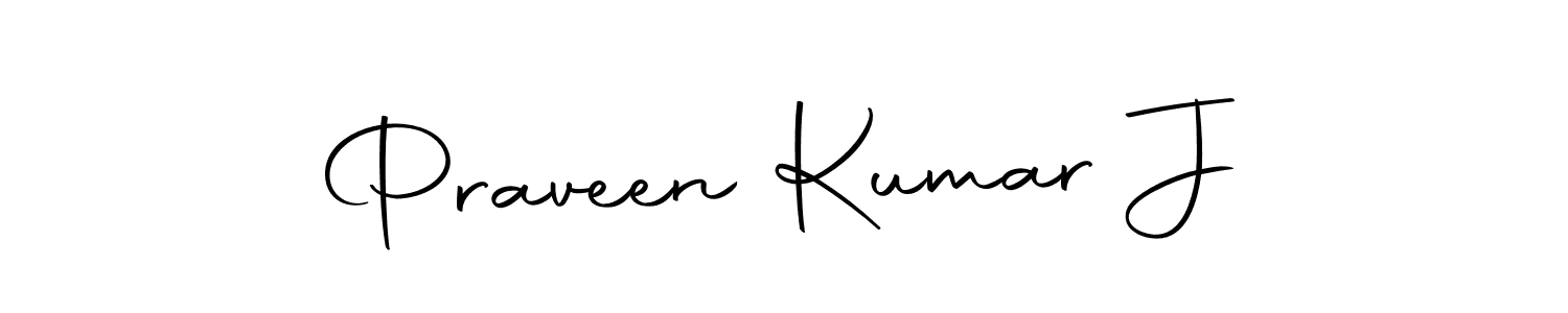 Make a beautiful signature design for name Praveen Kumar J. Use this online signature maker to create a handwritten signature for free. Praveen Kumar J signature style 10 images and pictures png