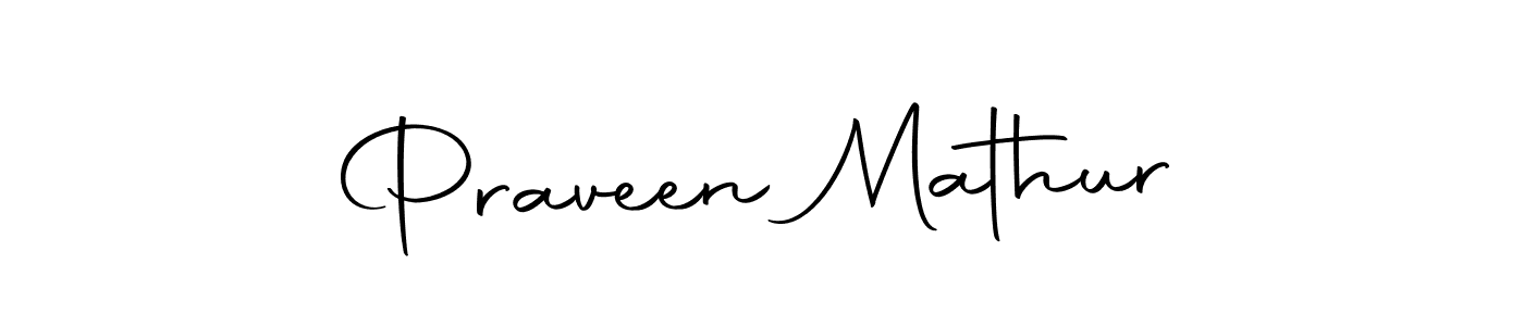 Make a beautiful signature design for name Praveen Mathur. Use this online signature maker to create a handwritten signature for free. Praveen Mathur signature style 10 images and pictures png