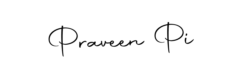 Design your own signature with our free online signature maker. With this signature software, you can create a handwritten (Autography-DOLnW) signature for name Praveen Pi. Praveen Pi signature style 10 images and pictures png