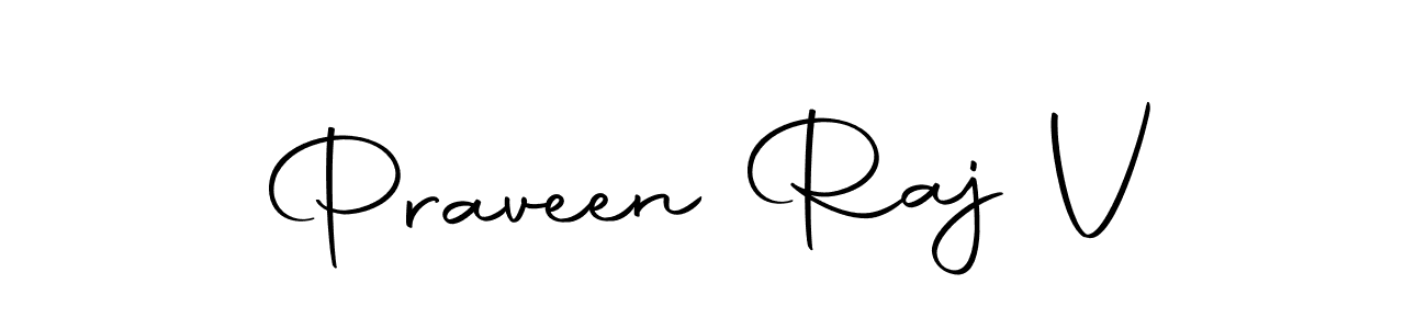 Make a beautiful signature design for name Praveen Raj V. With this signature (Autography-DOLnW) style, you can create a handwritten signature for free. Praveen Raj V signature style 10 images and pictures png