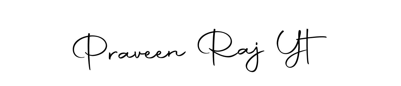 How to make Praveen Raj Yt name signature. Use Autography-DOLnW style for creating short signs online. This is the latest handwritten sign. Praveen Raj Yt signature style 10 images and pictures png