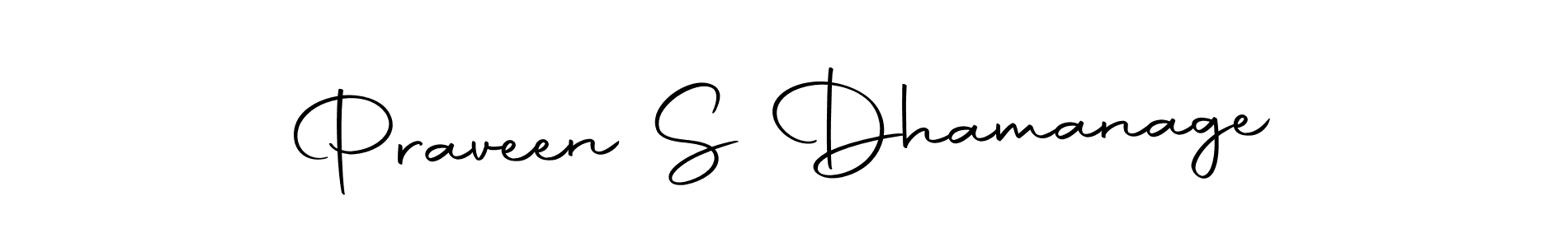 The best way (Autography-DOLnW) to make a short signature is to pick only two or three words in your name. The name Praveen S Dhamanage include a total of six letters. For converting this name. Praveen S Dhamanage signature style 10 images and pictures png