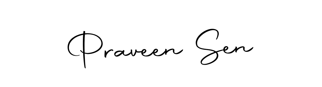 The best way (Autography-DOLnW) to make a short signature is to pick only two or three words in your name. The name Praveen Sen include a total of six letters. For converting this name. Praveen Sen signature style 10 images and pictures png