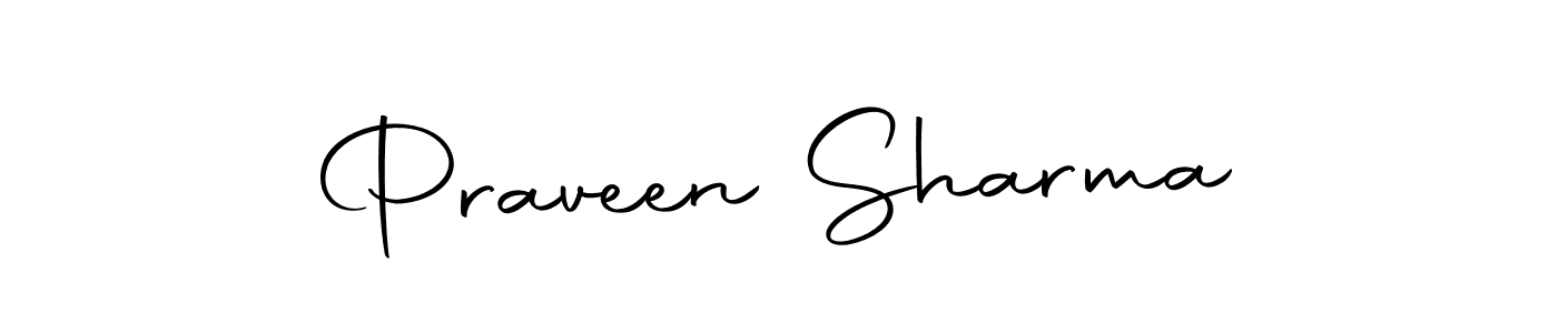 Create a beautiful signature design for name Praveen Sharma. With this signature (Autography-DOLnW) fonts, you can make a handwritten signature for free. Praveen Sharma signature style 10 images and pictures png