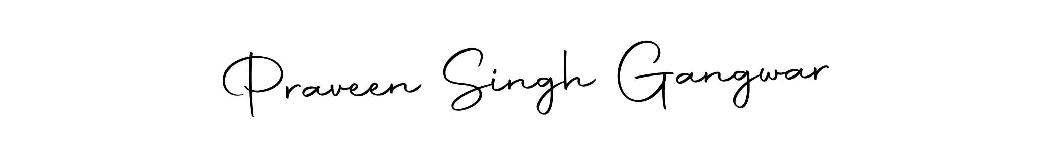 Make a short Praveen Singh Gangwar signature style. Manage your documents anywhere anytime using Autography-DOLnW. Create and add eSignatures, submit forms, share and send files easily. Praveen Singh Gangwar signature style 10 images and pictures png
