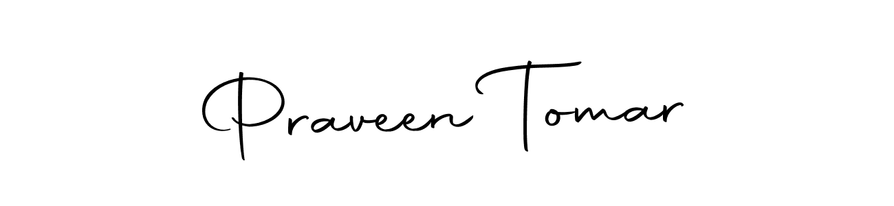 Design your own signature with our free online signature maker. With this signature software, you can create a handwritten (Autography-DOLnW) signature for name Praveen Tomar. Praveen Tomar signature style 10 images and pictures png