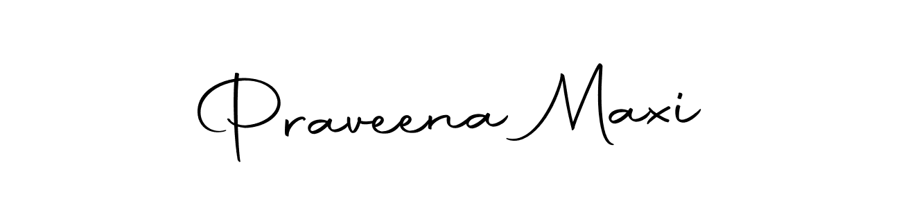 Make a beautiful signature design for name Praveena Maxi. With this signature (Autography-DOLnW) style, you can create a handwritten signature for free. Praveena Maxi signature style 10 images and pictures png