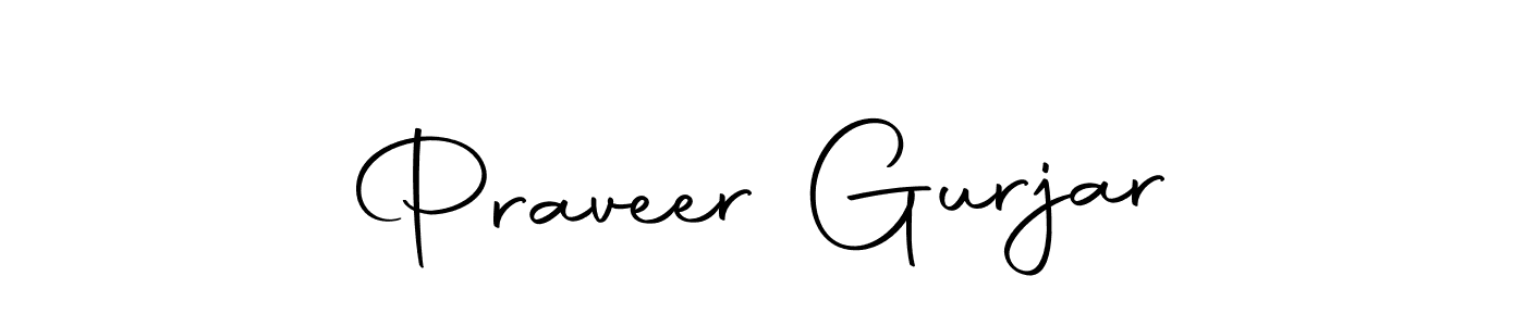 You can use this online signature creator to create a handwritten signature for the name Praveer Gurjar. This is the best online autograph maker. Praveer Gurjar signature style 10 images and pictures png