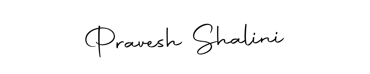 How to make Pravesh Shalini signature? Autography-DOLnW is a professional autograph style. Create handwritten signature for Pravesh Shalini name. Pravesh Shalini signature style 10 images and pictures png