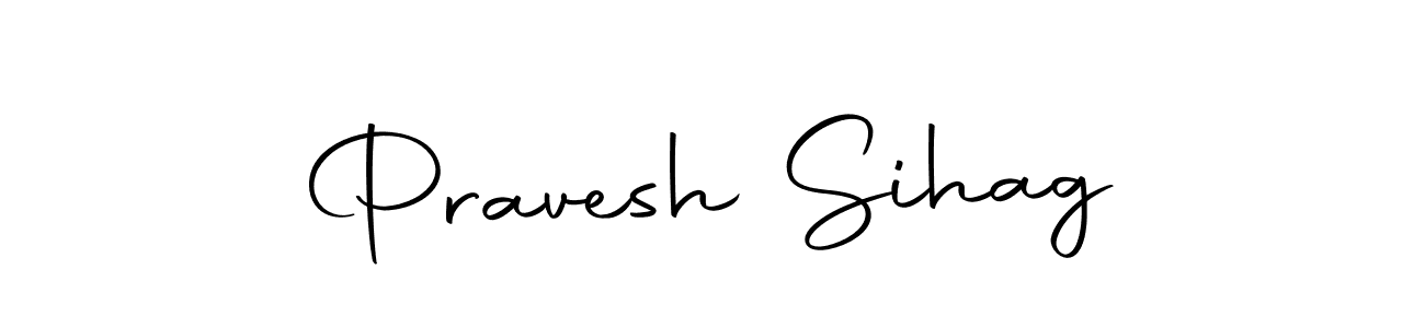 Pravesh Sihag stylish signature style. Best Handwritten Sign (Autography-DOLnW) for my name. Handwritten Signature Collection Ideas for my name Pravesh Sihag. Pravesh Sihag signature style 10 images and pictures png