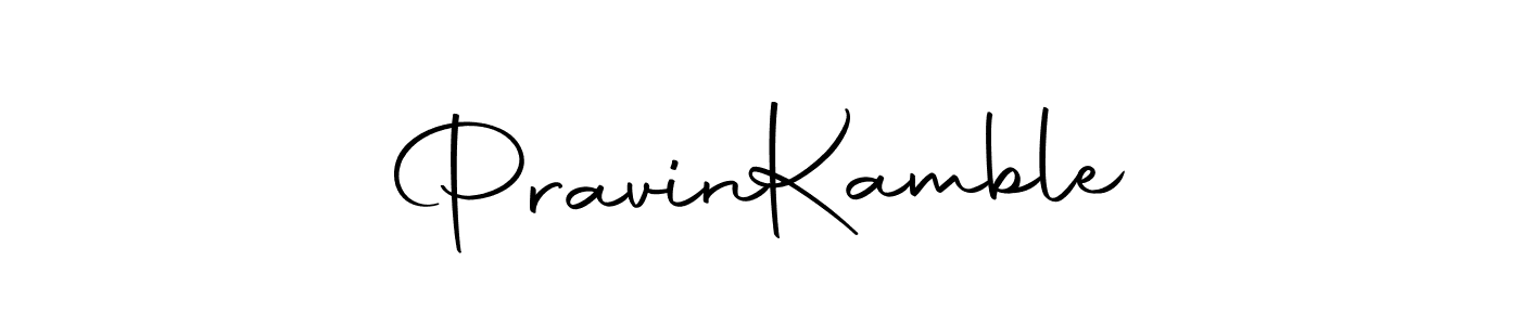 Create a beautiful signature design for name Pravin  Kamble. With this signature (Autography-DOLnW) fonts, you can make a handwritten signature for free. Pravin  Kamble signature style 10 images and pictures png