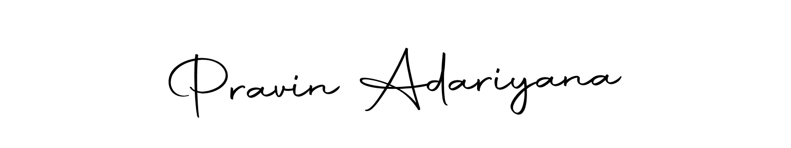 if you are searching for the best signature style for your name Pravin Adariyana. so please give up your signature search. here we have designed multiple signature styles  using Autography-DOLnW. Pravin Adariyana signature style 10 images and pictures png