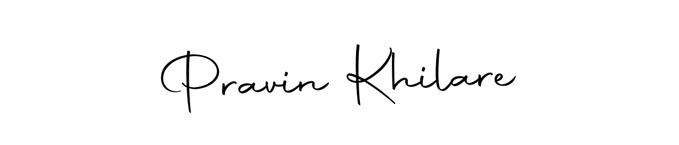 Make a beautiful signature design for name Pravin Khilare. With this signature (Autography-DOLnW) style, you can create a handwritten signature for free. Pravin Khilare signature style 10 images and pictures png