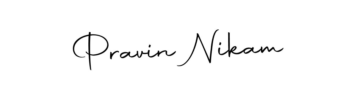 You should practise on your own different ways (Autography-DOLnW) to write your name (Pravin Nikam) in signature. don't let someone else do it for you. Pravin Nikam signature style 10 images and pictures png