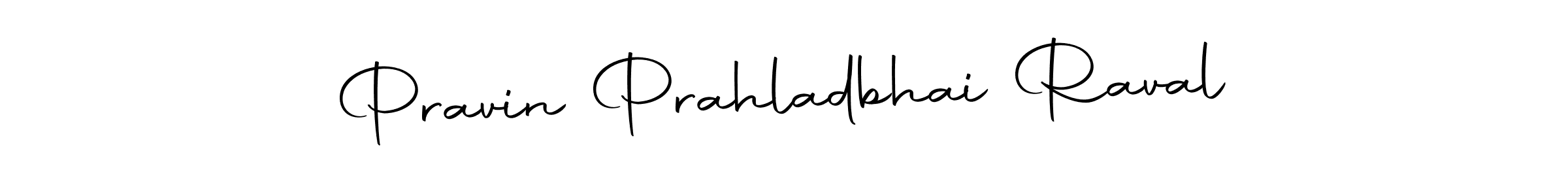 Create a beautiful signature design for name Pravin Prahladbhai Raval. With this signature (Autography-DOLnW) fonts, you can make a handwritten signature for free. Pravin Prahladbhai Raval signature style 10 images and pictures png