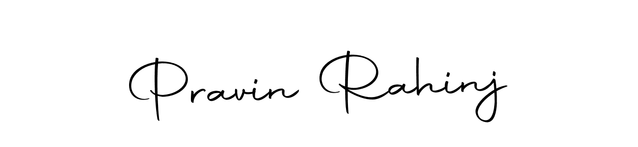 How to make Pravin Rahinj name signature. Use Autography-DOLnW style for creating short signs online. This is the latest handwritten sign. Pravin Rahinj signature style 10 images and pictures png