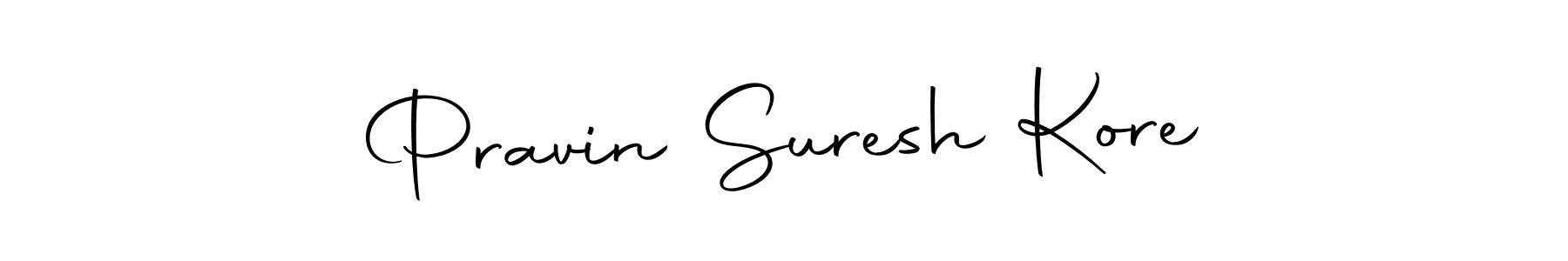 Design your own signature with our free online signature maker. With this signature software, you can create a handwritten (Autography-DOLnW) signature for name Pravin Suresh Kore. Pravin Suresh Kore signature style 10 images and pictures png